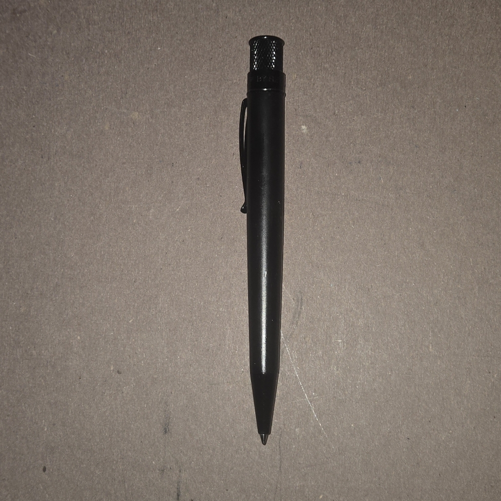 Retro 51 #VRR-1701 / Black Stealth Tornado Rollerball Pen